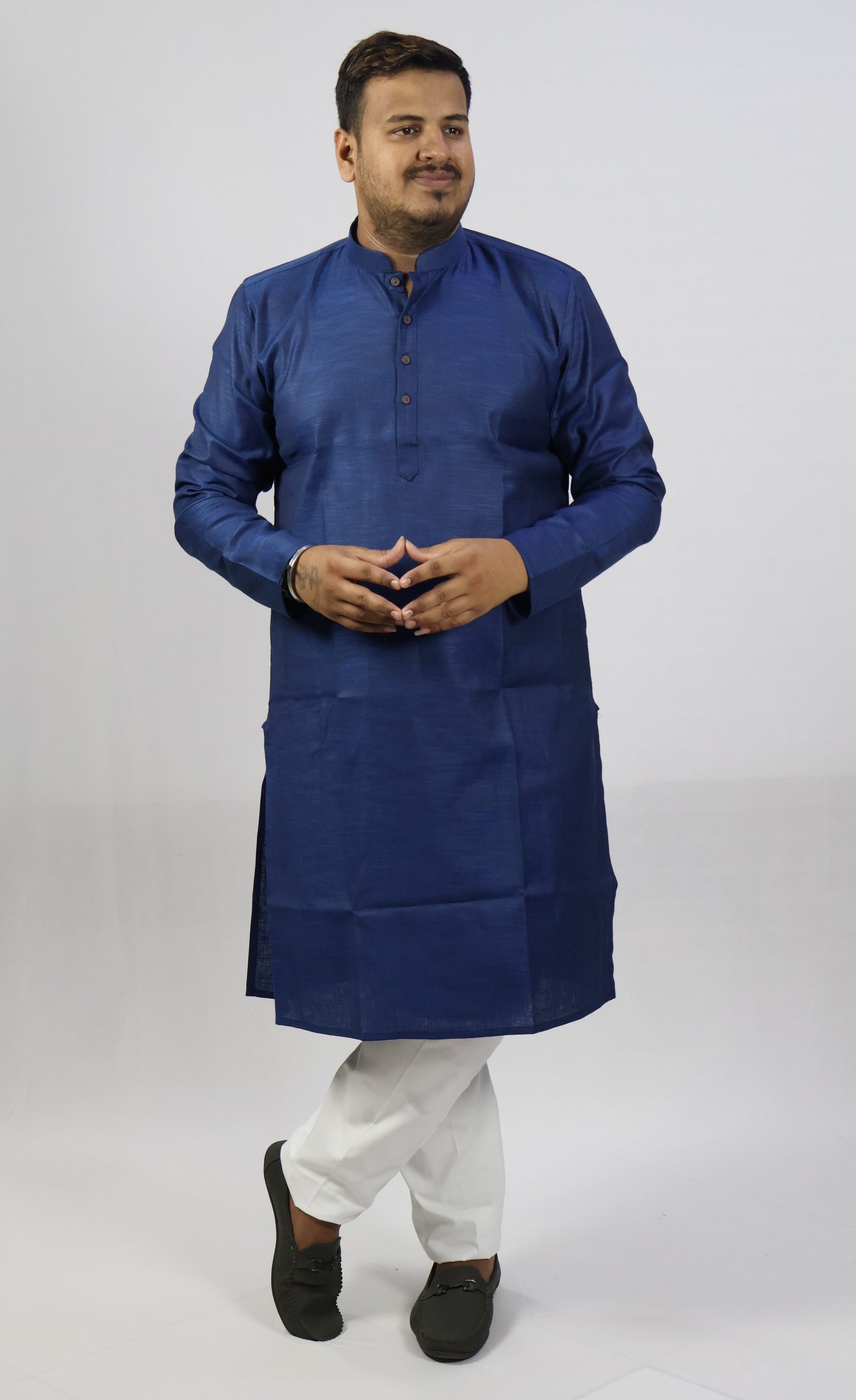 SPICY MEN'S KURTA NAVY BLUE