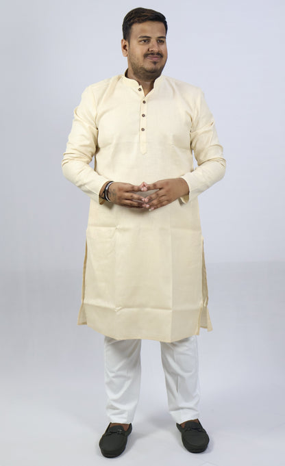 SPICY MEN'S KURTA CREAM