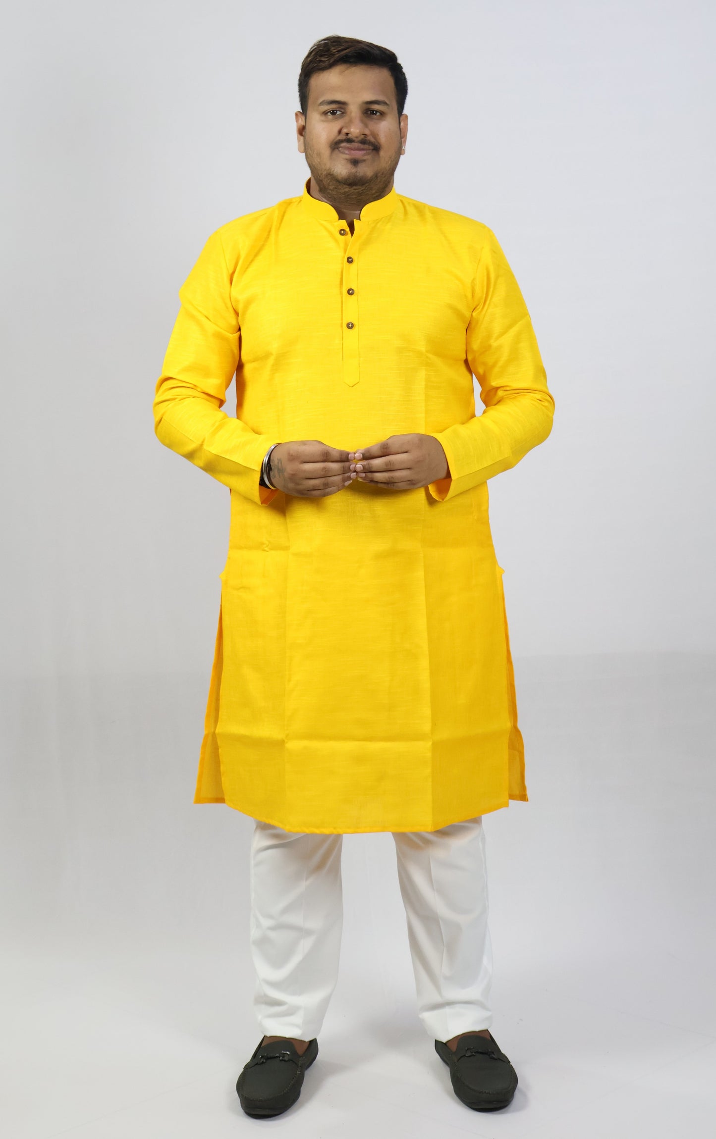 SPICY MEN'S KURTA YELLOW