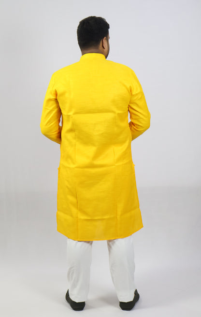 SPICY MEN'S KURTA YELLOW