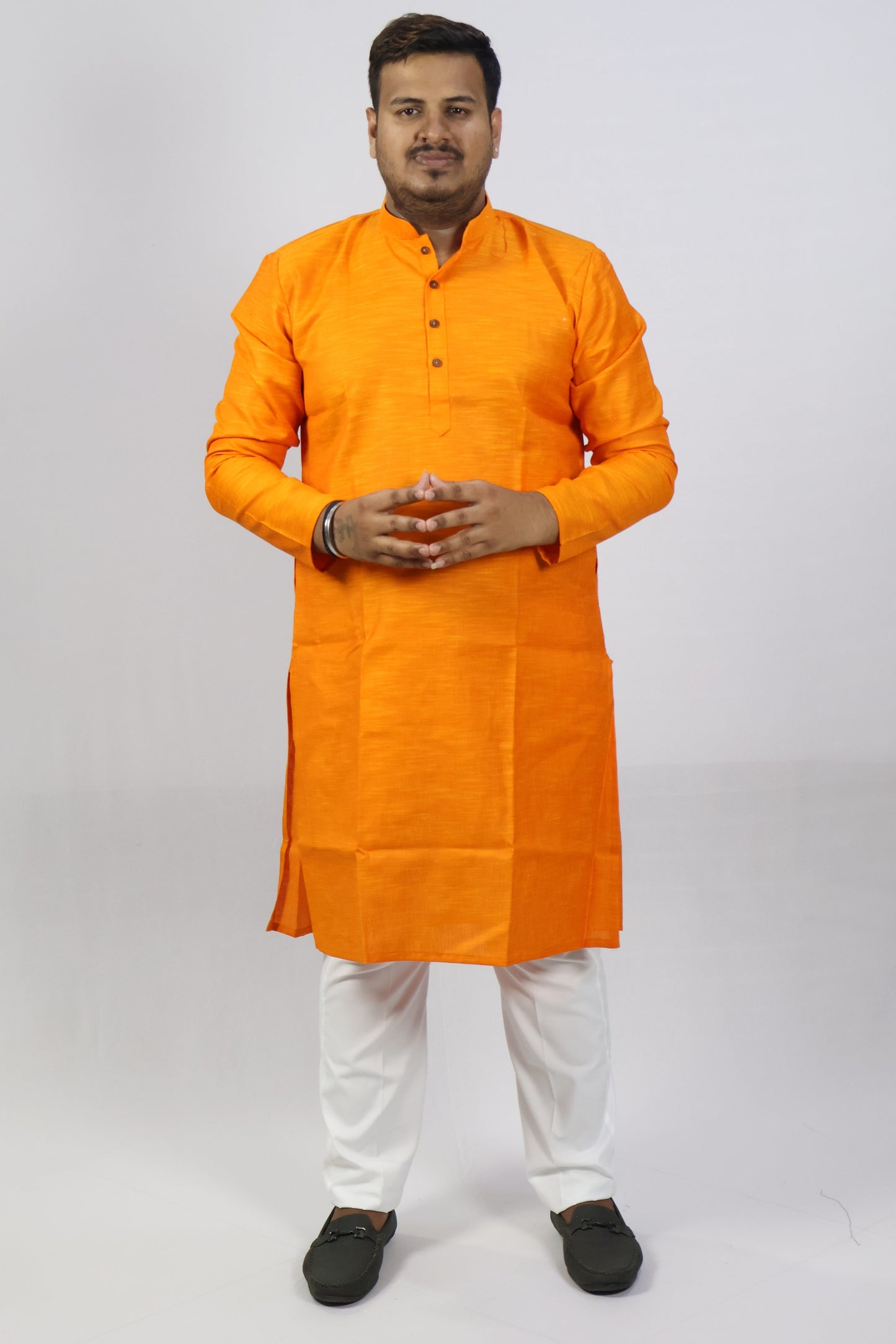 SPICY MEN'S KURTA ORANGE