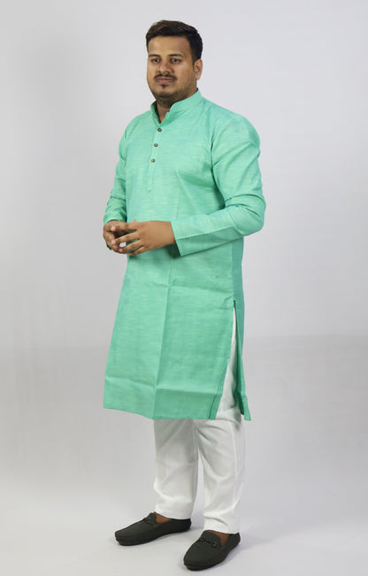 SPICY MEN'S KURTA MINT GREEN