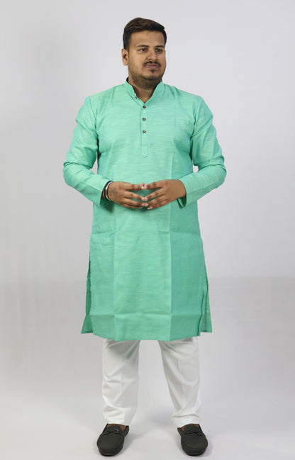 SPICY MEN'S KURTA MINT GREEN