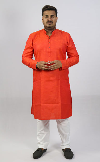 SPICY MEN'S KURTA RED