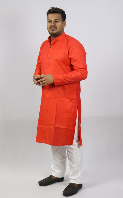 SPICY MEN'S KURTA RED