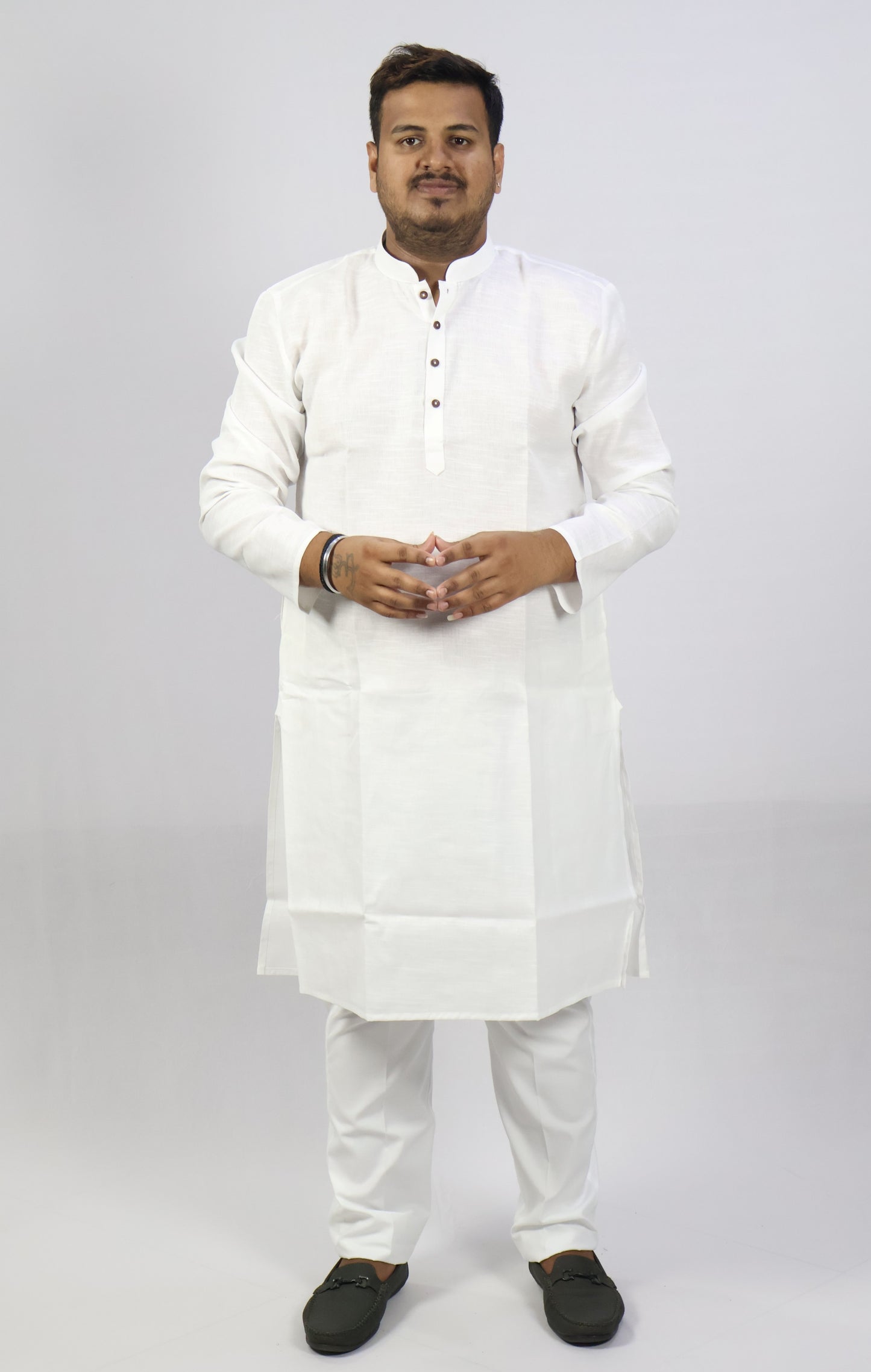 SPICY MEN'S KURTA WHITE