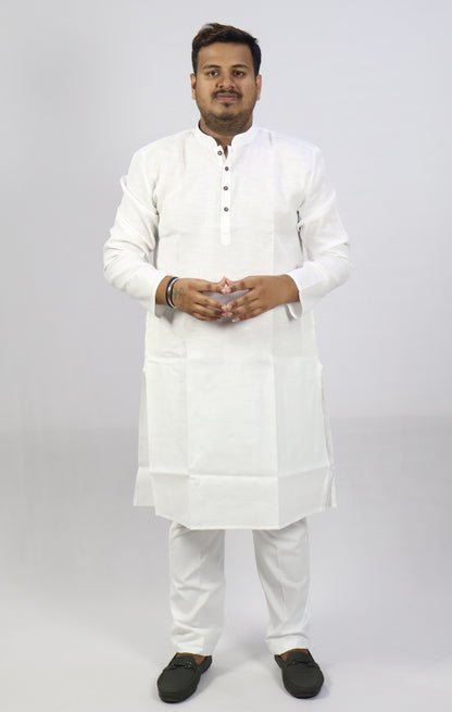 SPICY MEN'S KURTA WHITE