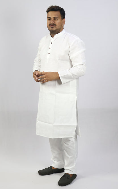 SPICY MEN'S KURTA WHITE