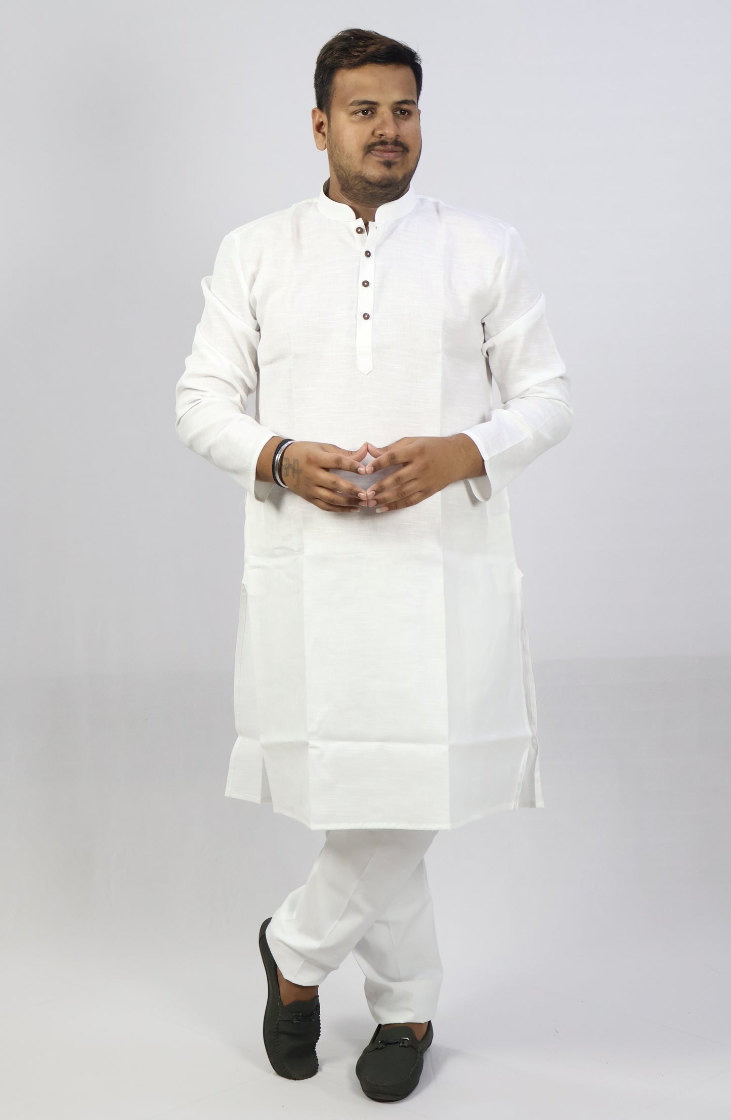 SPICY MEN'S KURTA WHITE