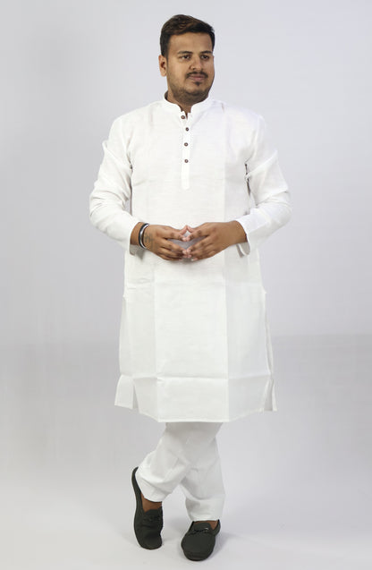 SPICY MEN'S KURTA WHITE