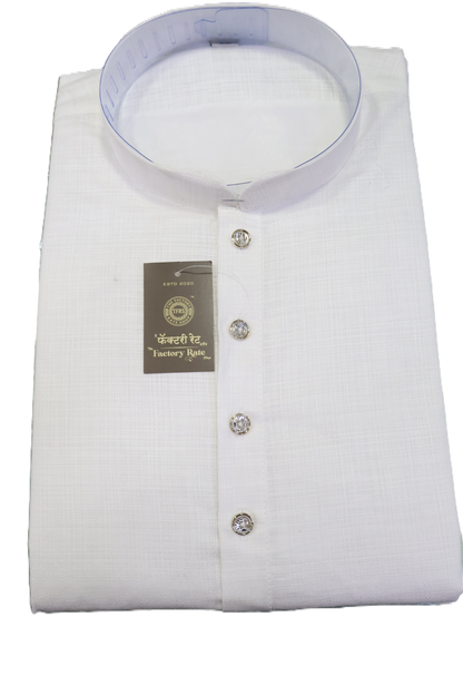 Men's White Kurta BERRY (2222)