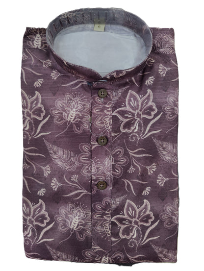 Kid's Kurta Digital 10 Purple