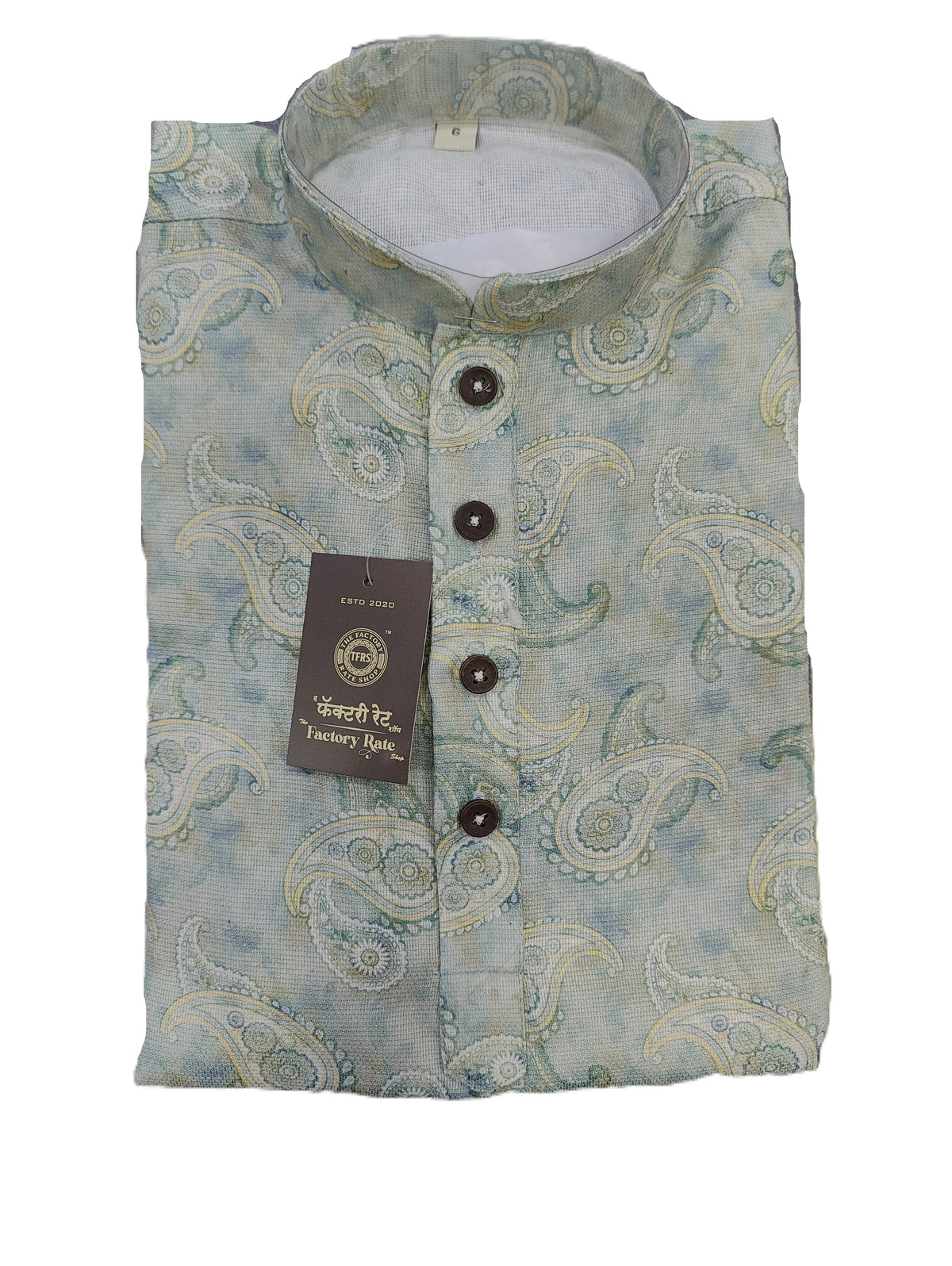 Kid's Kurta Digital 5 Green