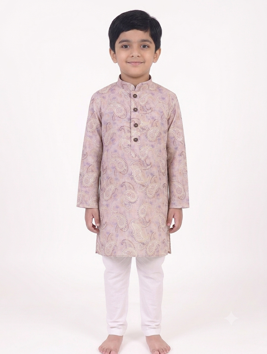 Kid's Kurta Digital 5 Pink