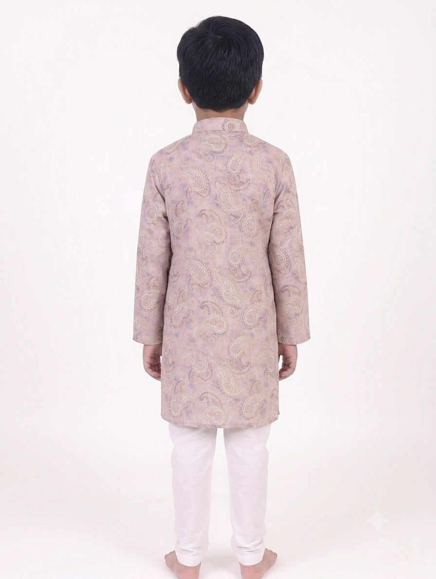 Kid's Kurta Digital 5 Pink