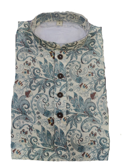 Kid's Kurta Digital 6 Green