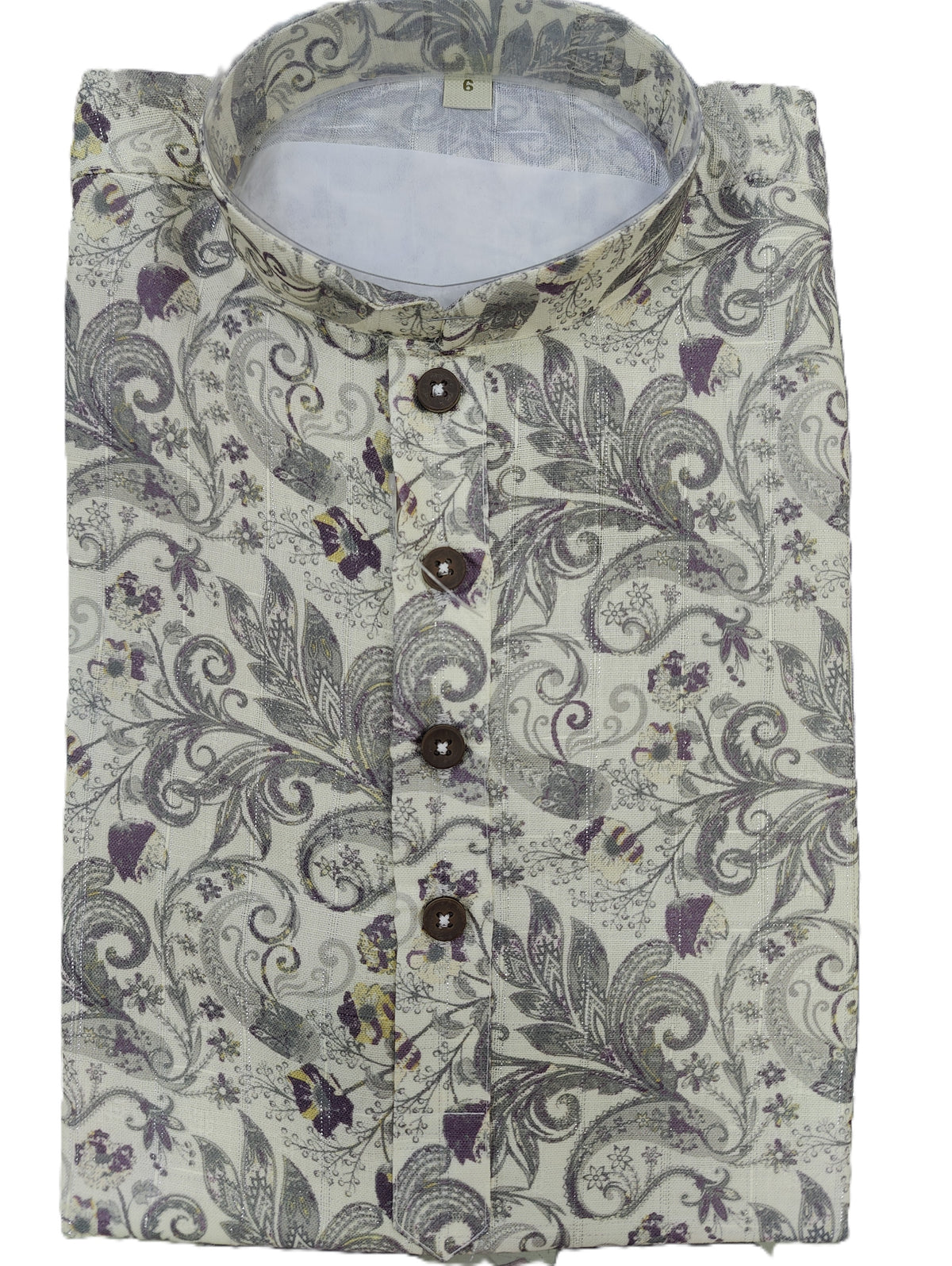 Kid's Kurta Digital 6 Grey