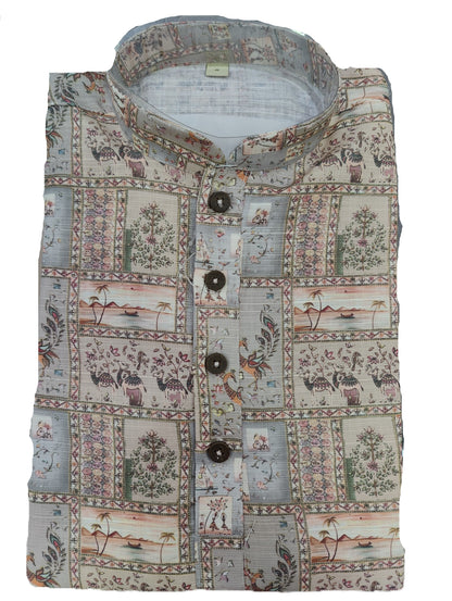 Kid's Kurta Digital 8 Pink