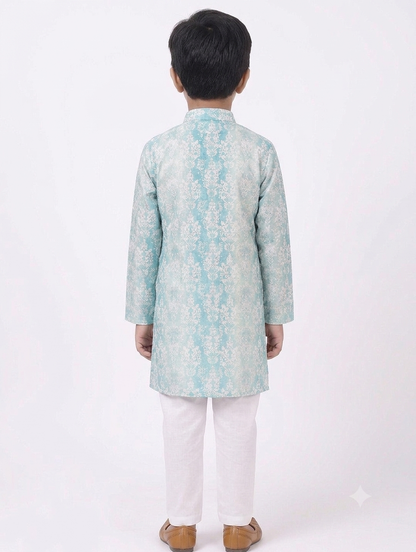 Kid's Kurta Digital 9 Blue