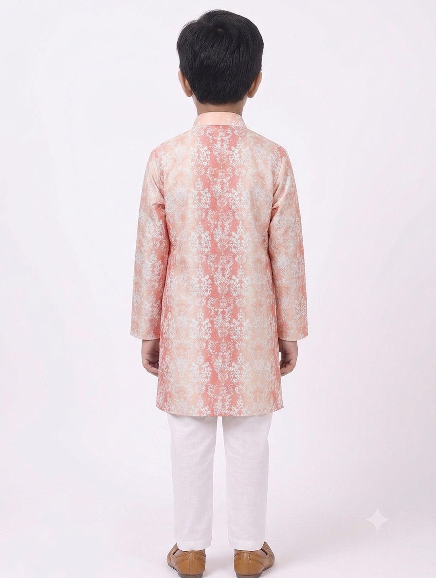 Kid's Kurta Digital 9 Pink