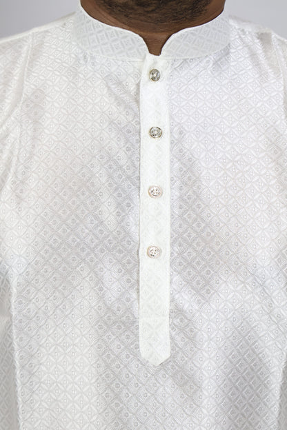 MEN'S KURTA 1109 WHITE