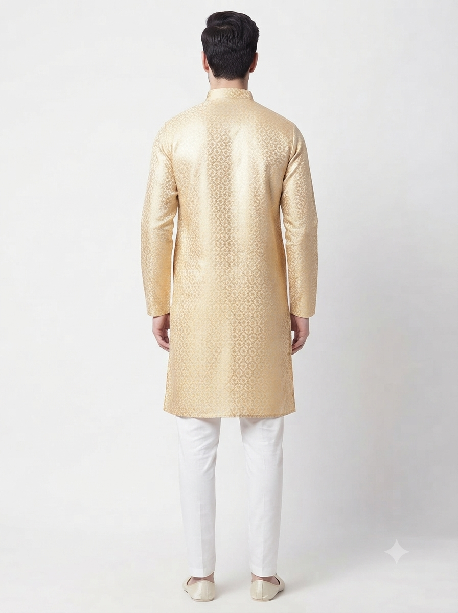 Men's Kurta 1142 Yellow