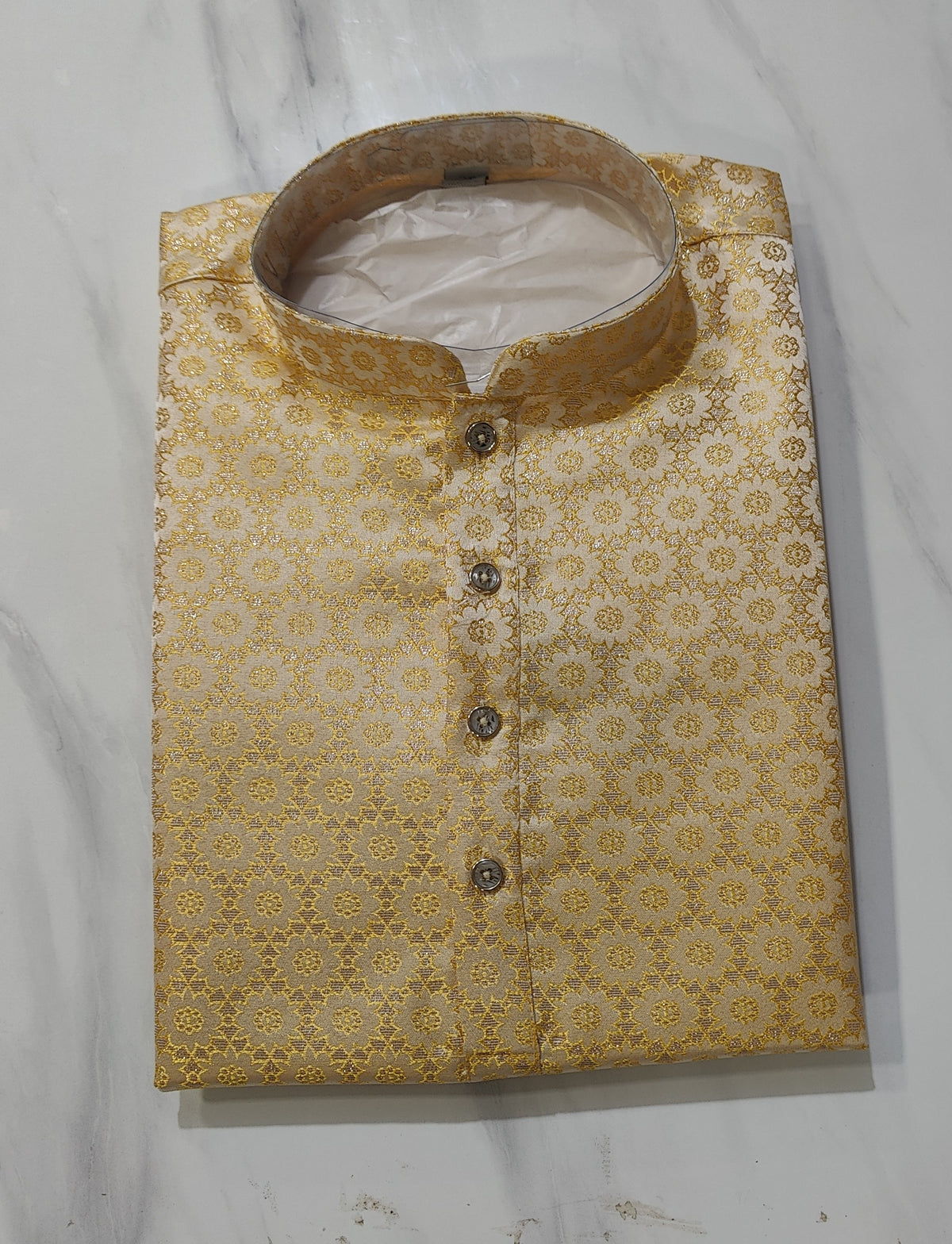 Men's Kurta 1142 Yellow