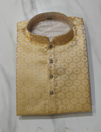 Men's Kurta 1142 Yellow