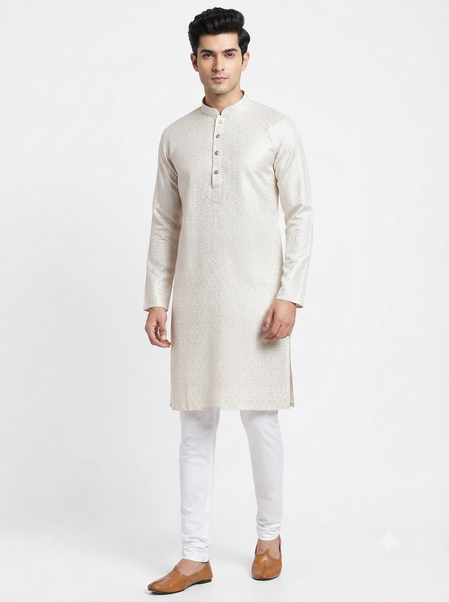 Men's Kurta 1144 Off White