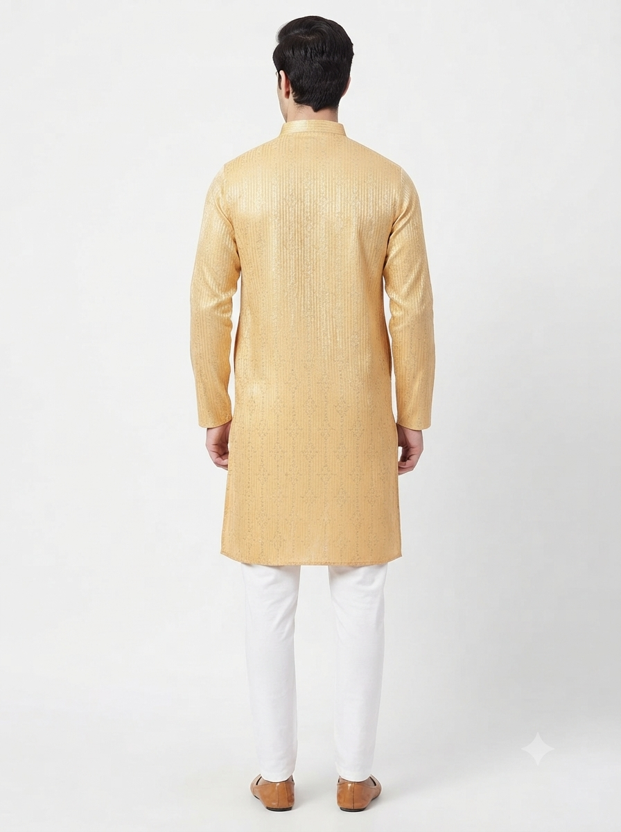 Men's Kurta 1144 Yellow