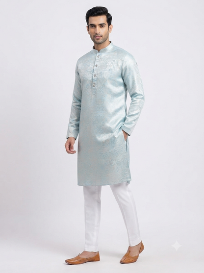 Men's Kurta 1176 Sea Blue