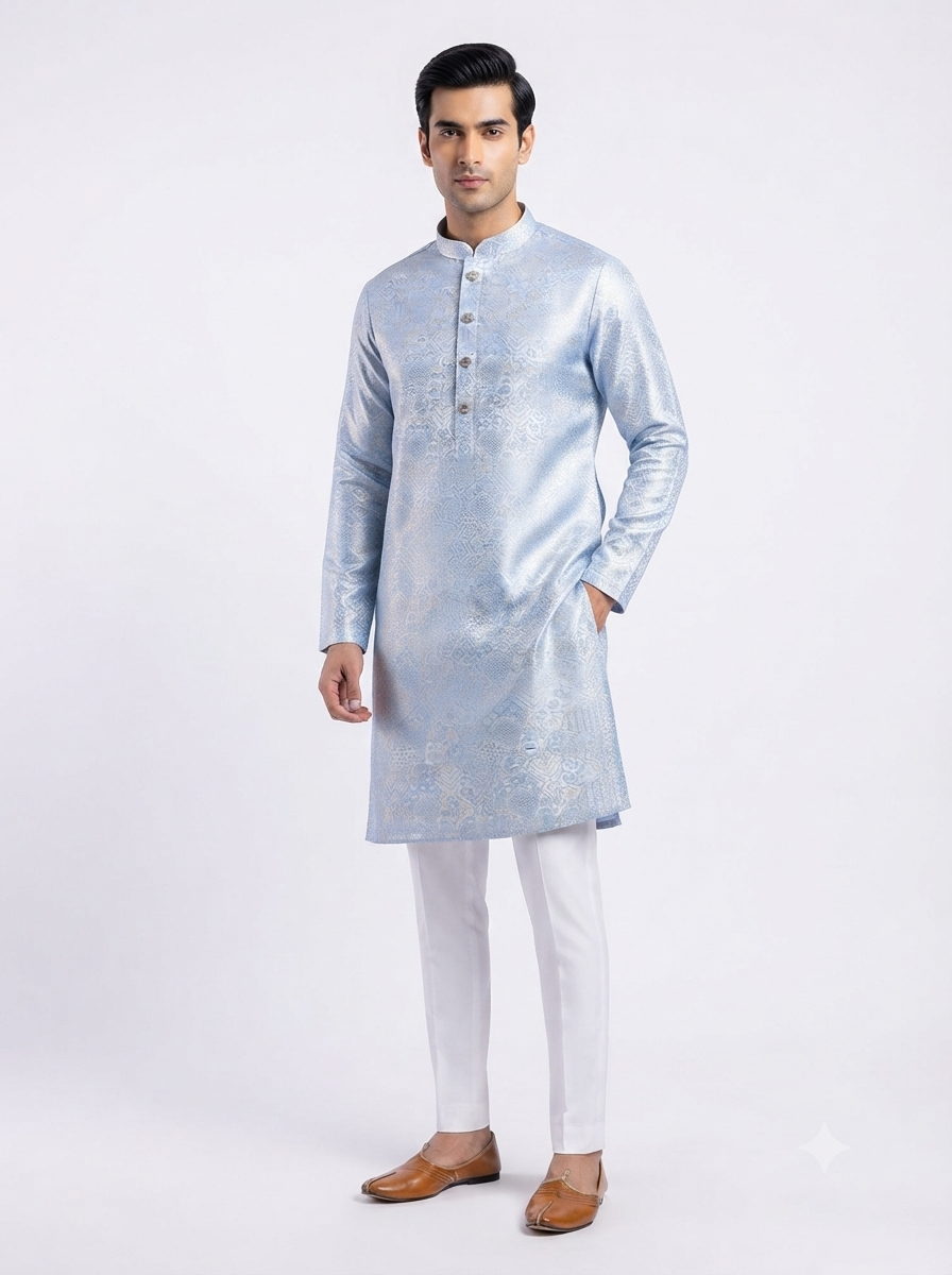 Men's Kurta 1176 Sky Blue