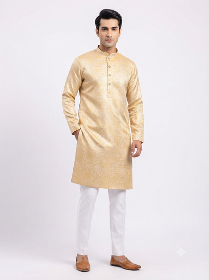 Men's Kurta 1176 Yellow