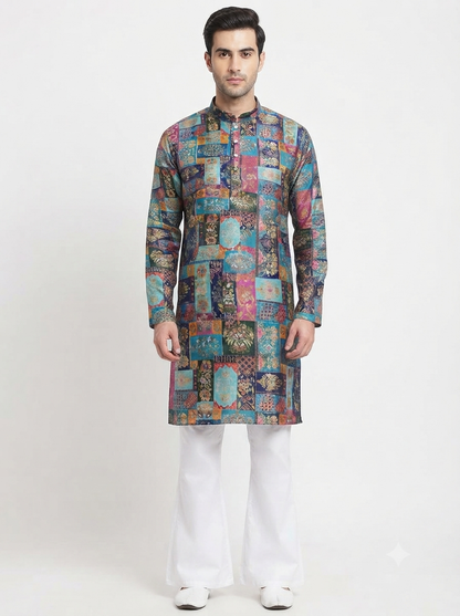 Men's Kurta AST 02 Blue