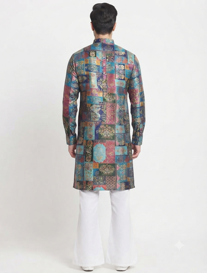 Men's Kurta AST 02 Blue