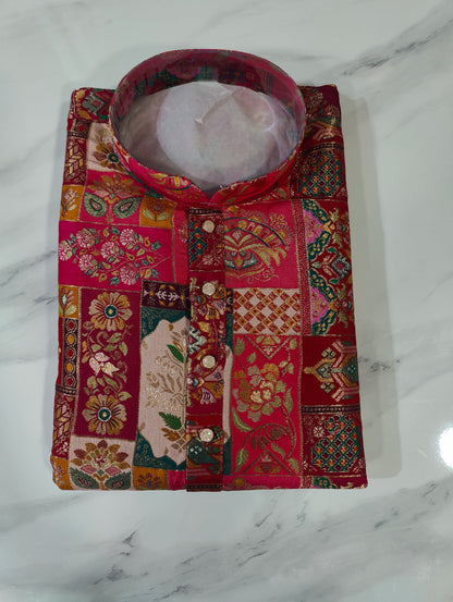 Men's Kurta AST 02 Pink