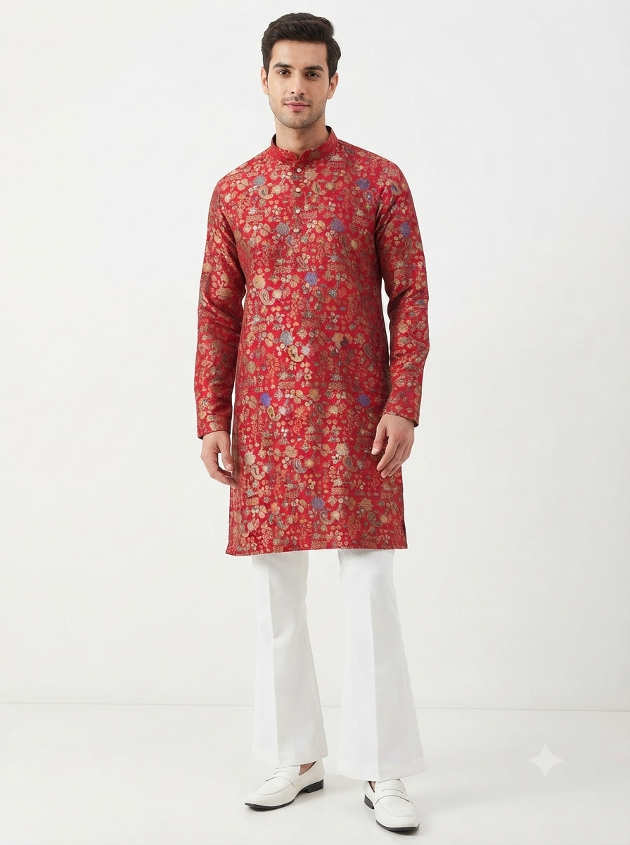 Men's Kurta AST 02 Red
