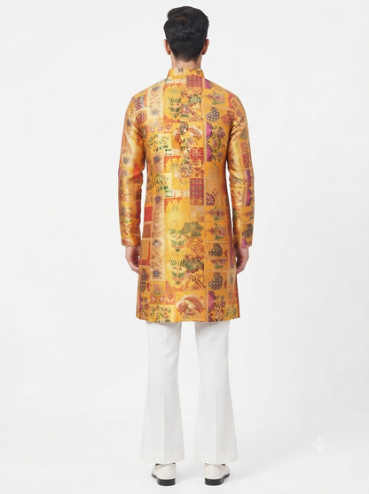 Men's Kurta AST 02 Yellow