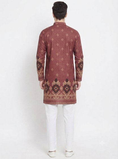 Men's Kurta BH - 03 - Carrot