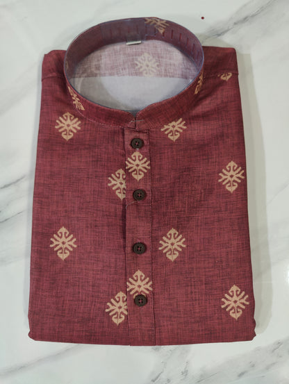 Men's Kurta BH - 03 - Carrot