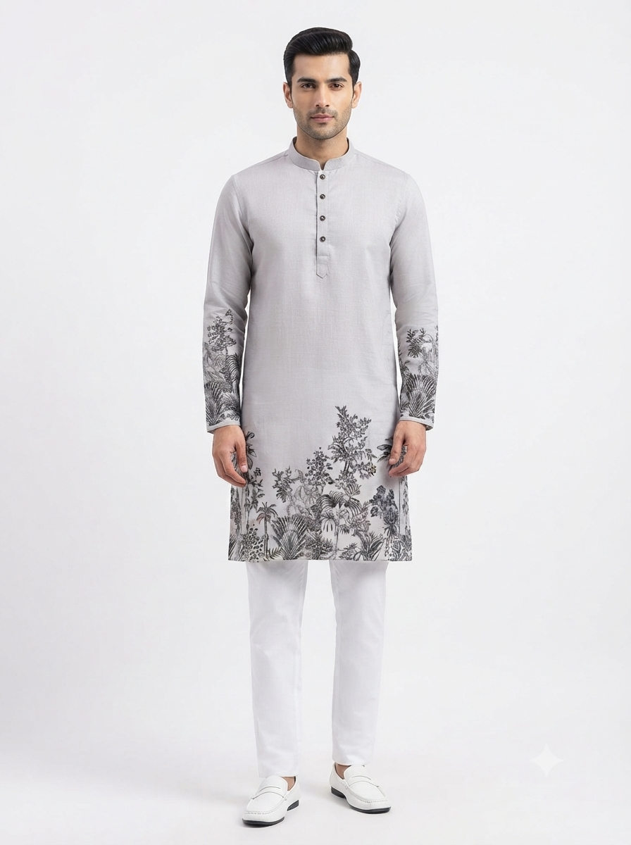 Men's Kurta BH 07 - Grey