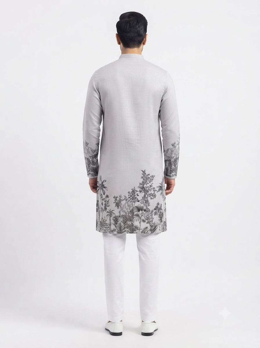 Men's Kurta BH 07 - Grey