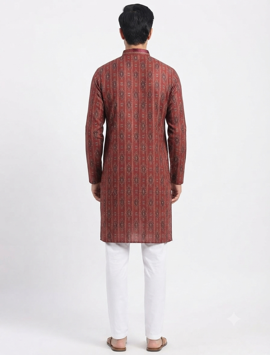 Men's Kurta Cent - 11 Red