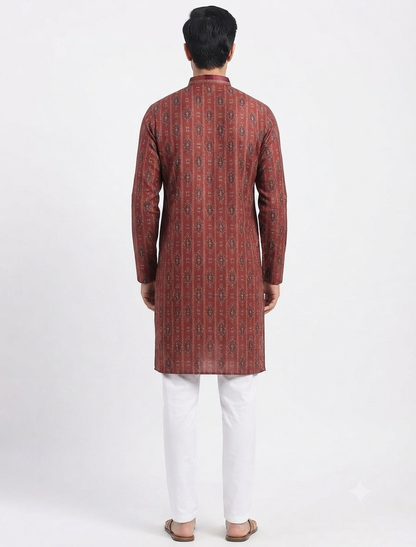 Men's Kurta Cent - 11 Red