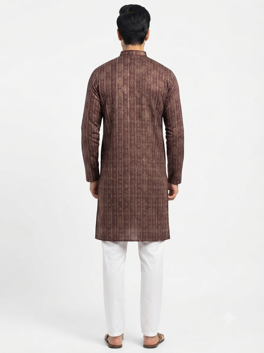 Men's Kurta Cent - 11 Wine