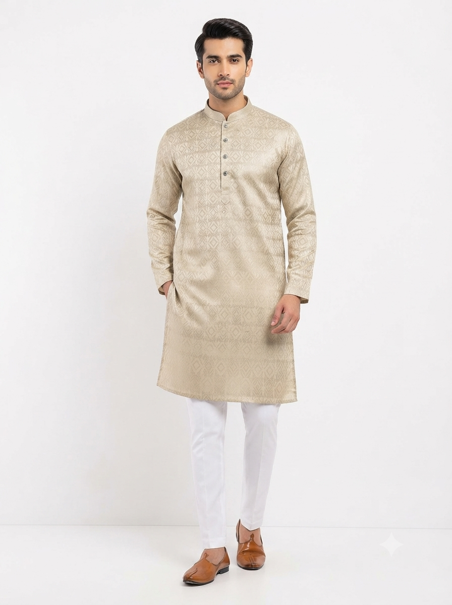 Men's Kurta Origin - Beige