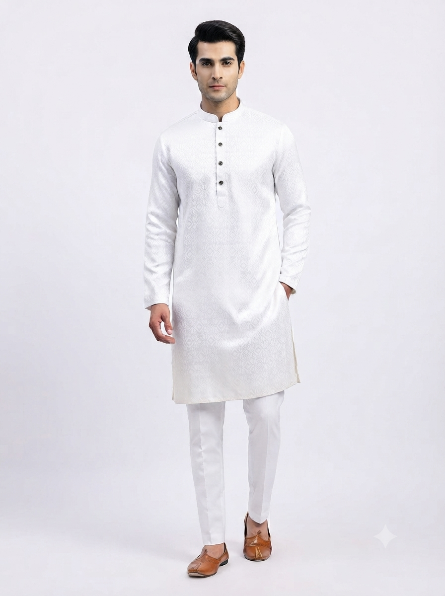 Men's Kurta Origin - White