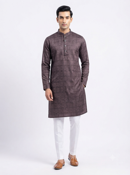 Men's Kurta Origin - Wine