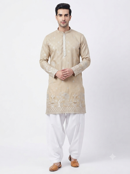 Men's Kurta WK 19 Beige