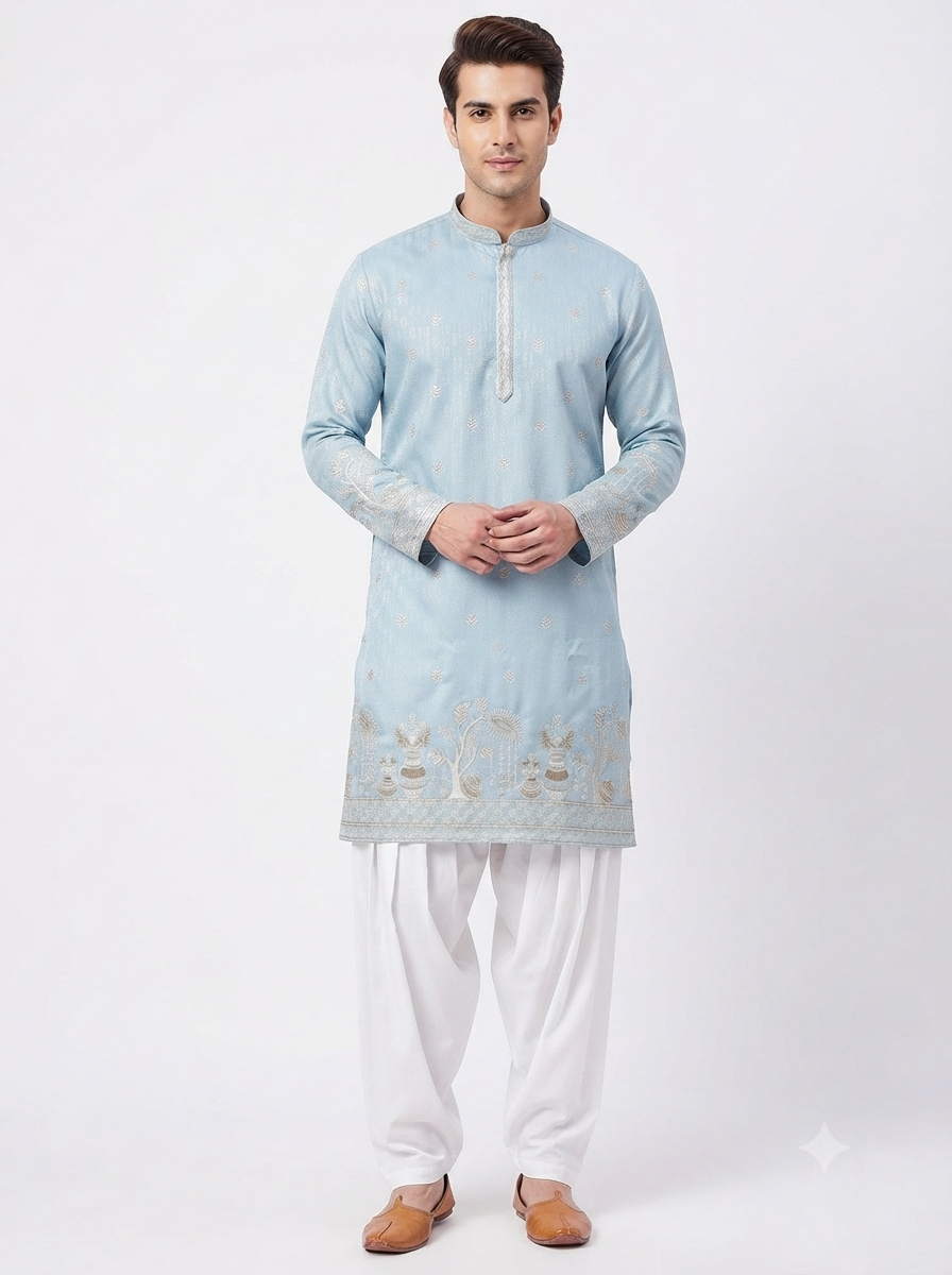 Men's Kurta WK 19 Blue